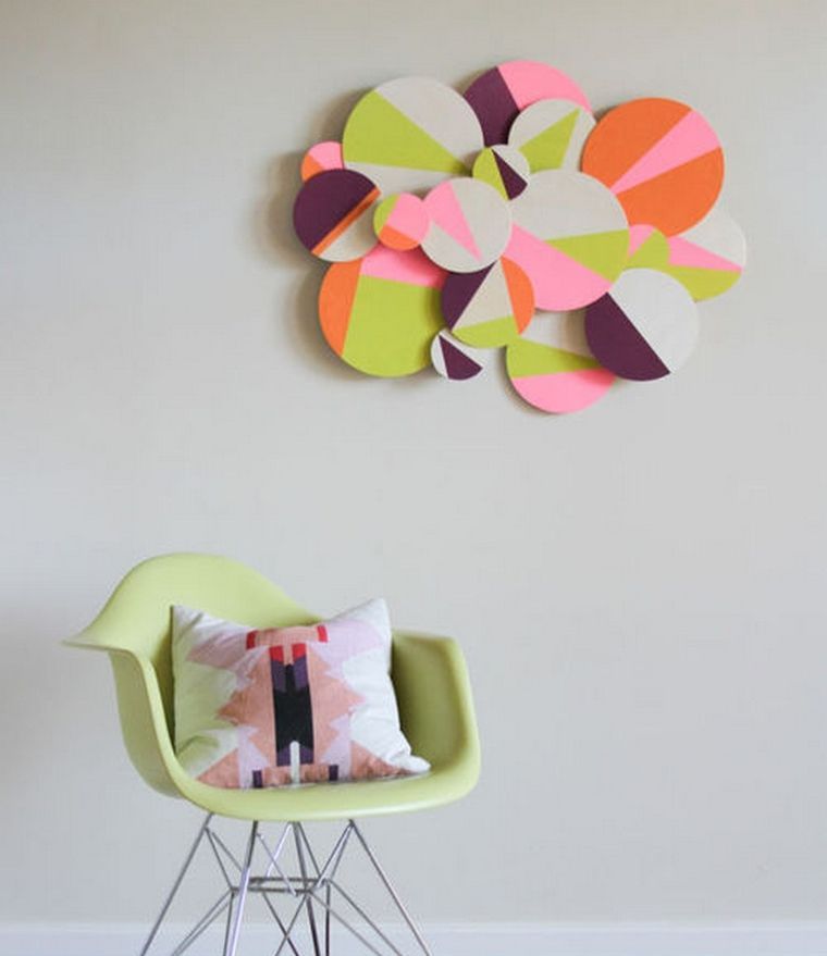 diy wall deco easy to do yourself paper 3d effect DIY