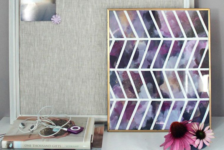 diy wall decor table modern design easy to do yourself