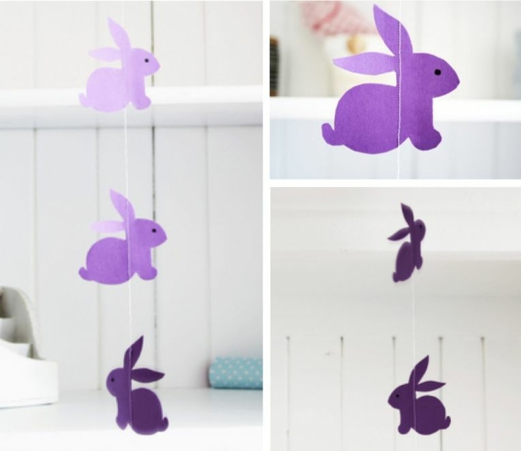 deco easter garland paper brico child