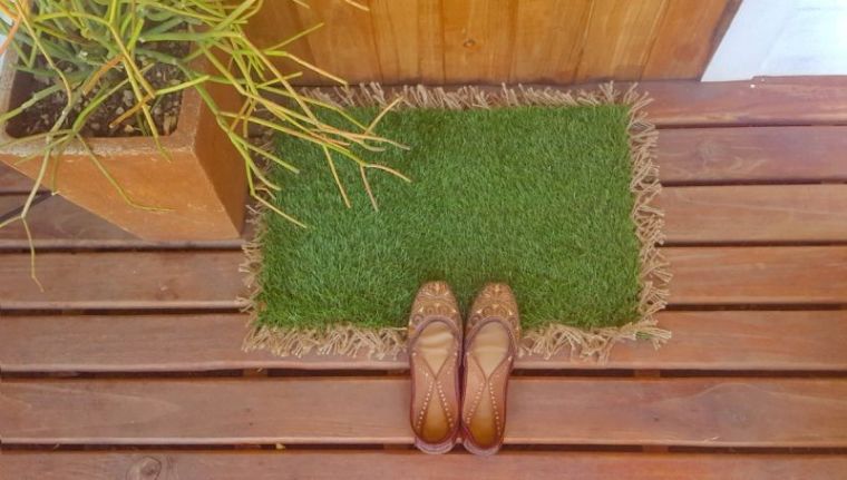 buat pintu doormat deco masuk idea mudah