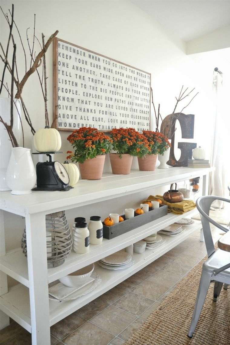 idea deco kitchen diy autumn dining room