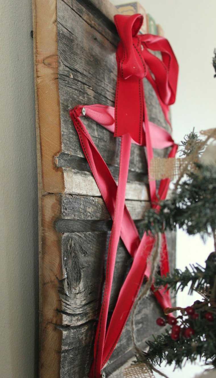 diy deco star ribbon christmas