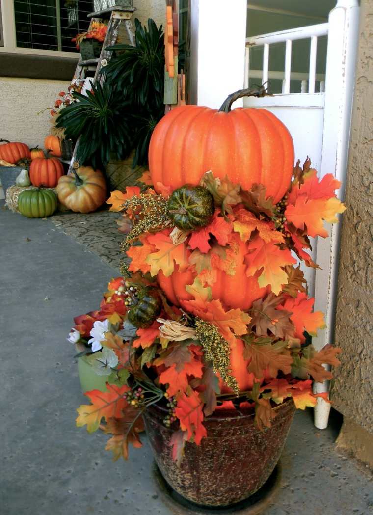 DIY doors house autumn decoration