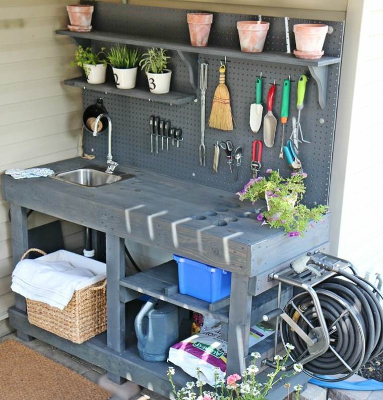 diy storage garden tools furniture-wood-outdoor