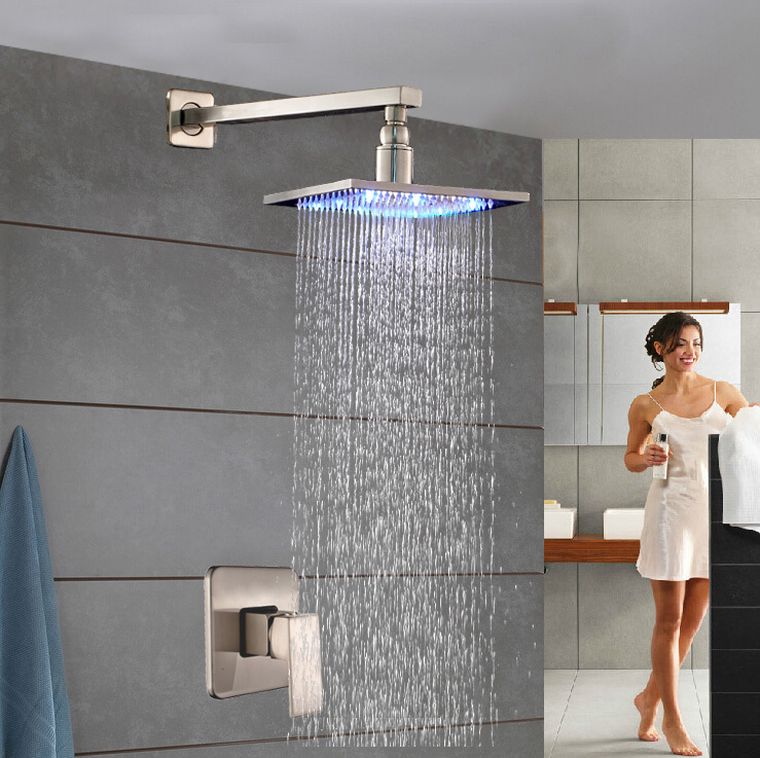 shower'italienne robinets modernes decoration salle de bain
