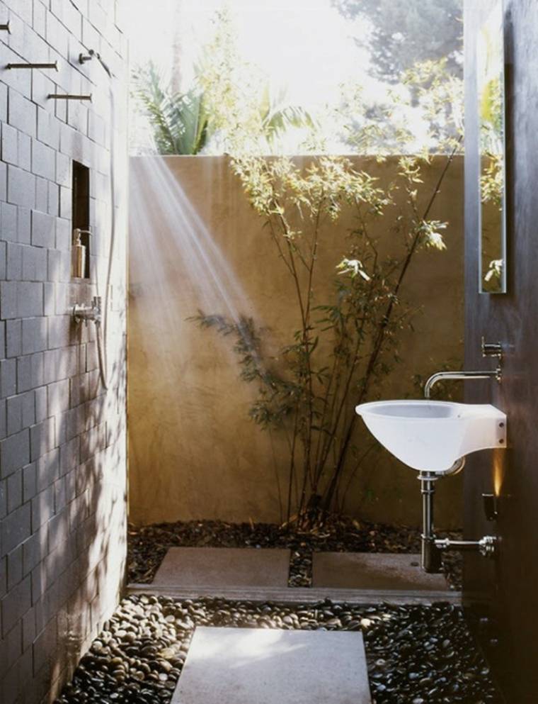 garden shower with faucet