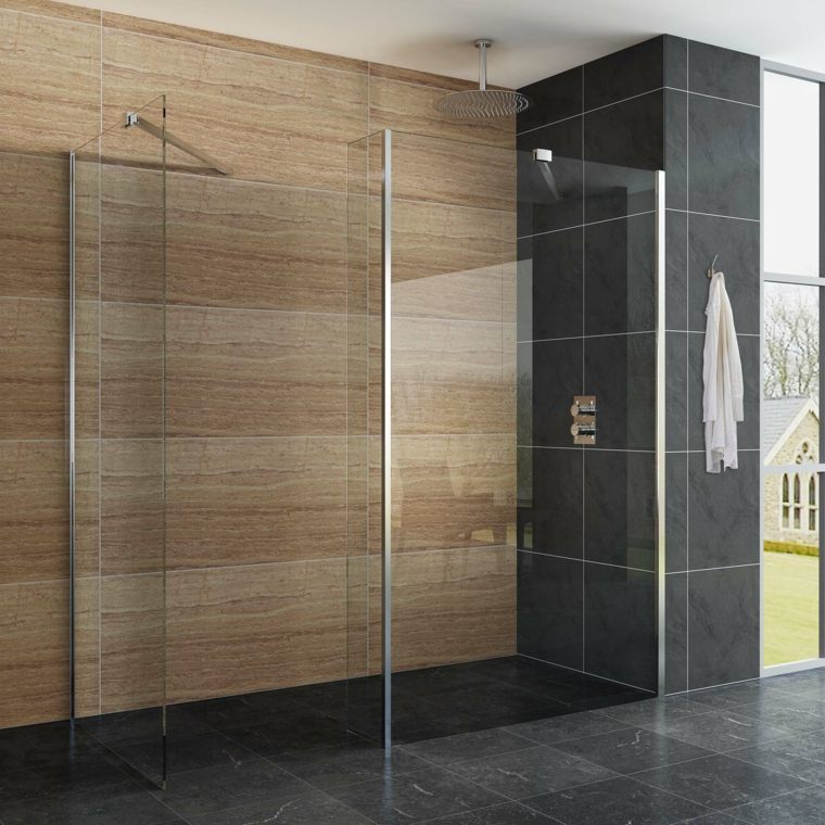Italian style built-in shower ideas