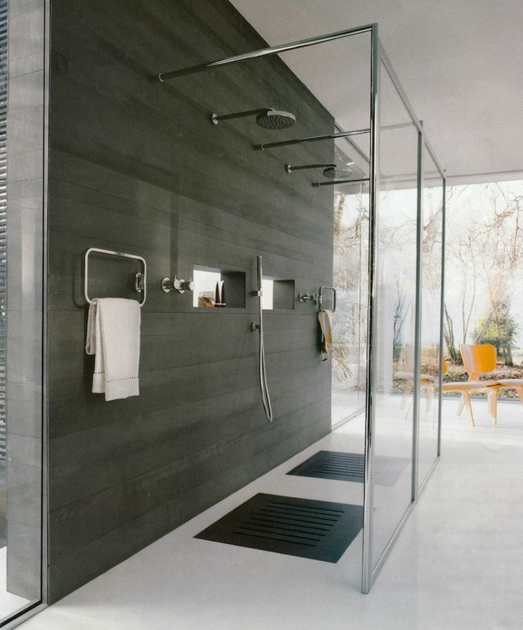 embedded Italian style shower