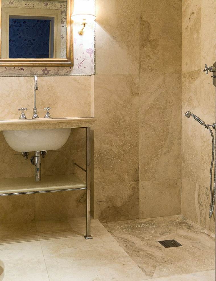 Italian shower stones travertine