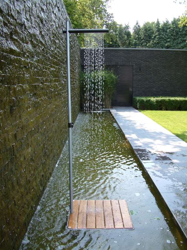 shower garden stone