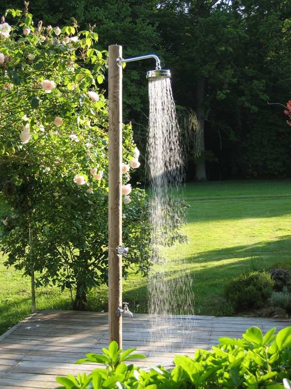 garden patio shower