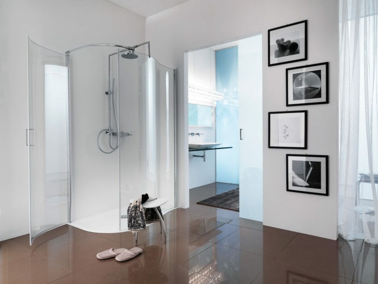 italian shower receivers extra flat column