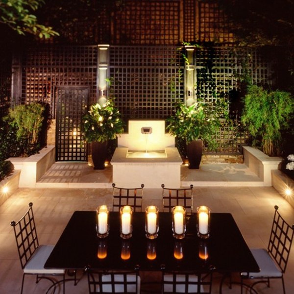 lighting outside garden idea