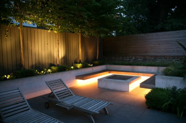 lighting garden modern idea