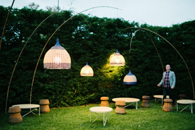 photo lighting modern small garden