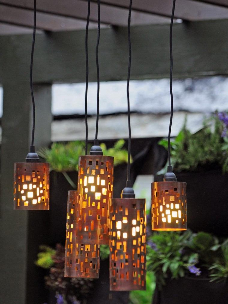 deco terrace lighting idea cheap