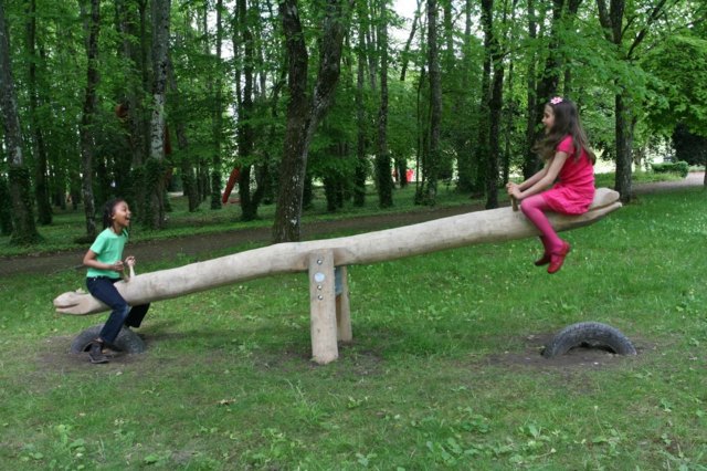 playground activity outside kids wood original idea