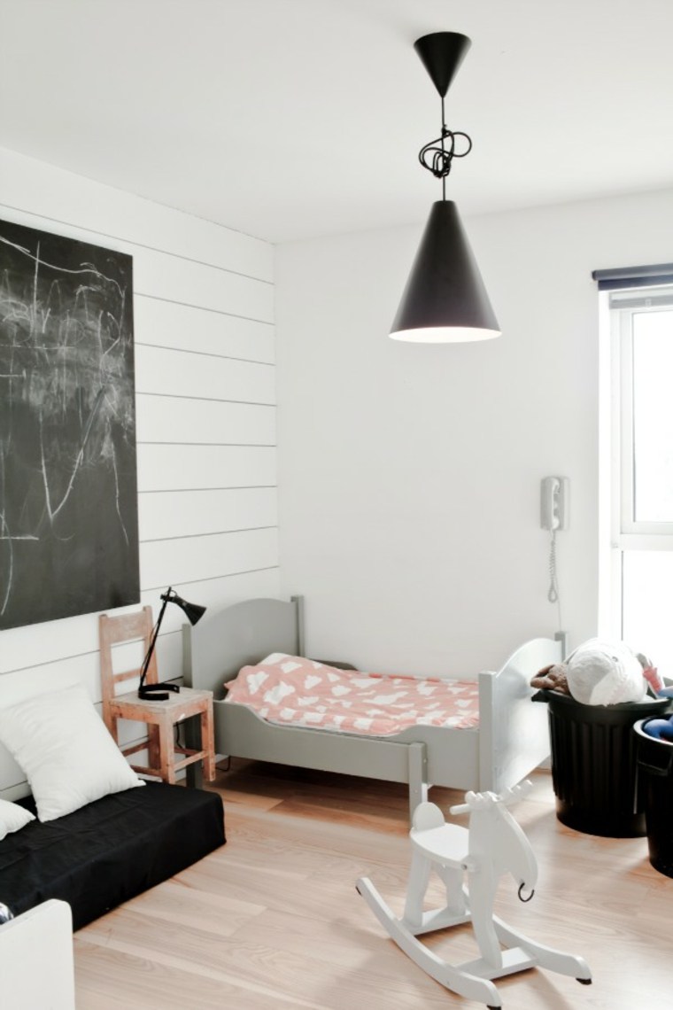 suspension black child room design idea Scandinavian idea