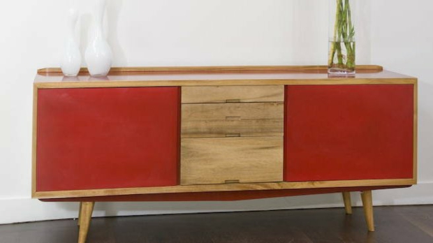 Scandinavian sideboard emblematic furniture 50s