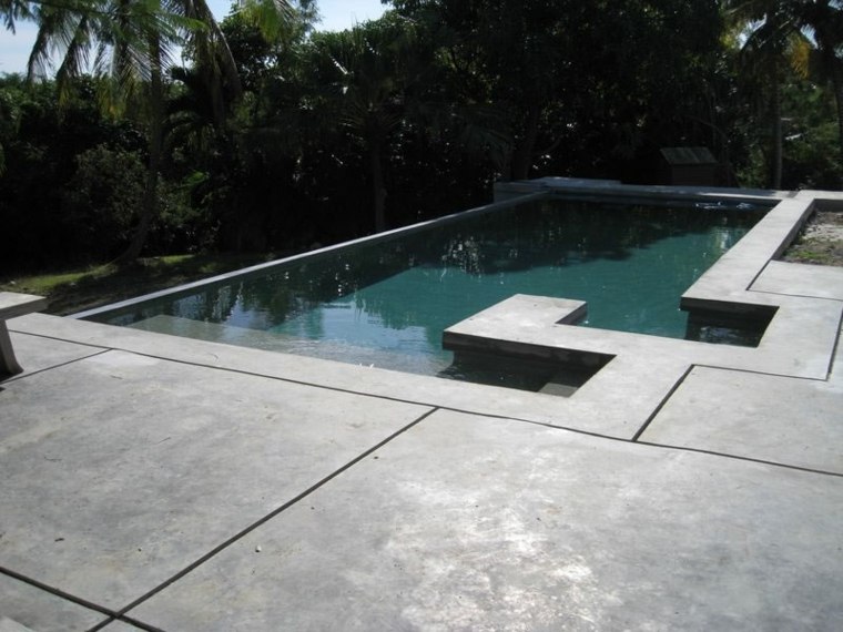 pool flooring floor idea concrete trend