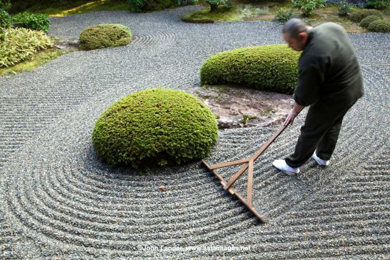 vedligeholdelse sand japansk have