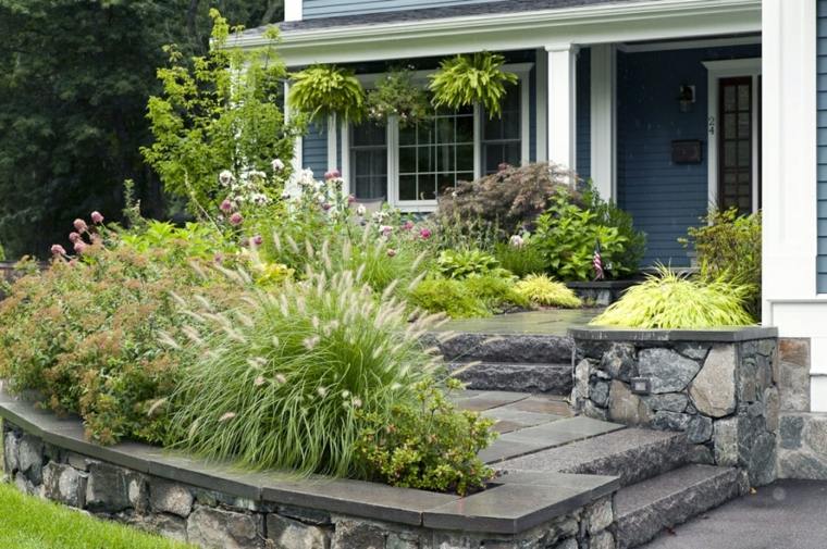 staircase house design garden entrance