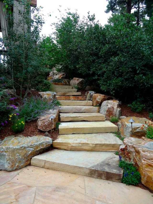 garden stone staircase garden garden landscaping