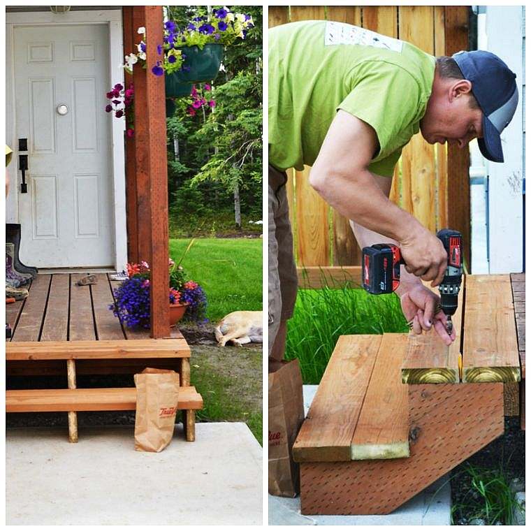 stair-outdoor-wood-to-make-it-yourself plan