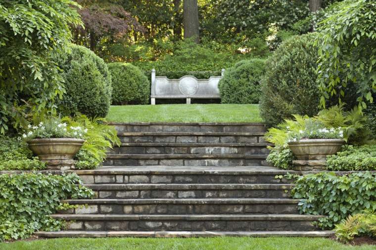 outdoor stairs garden landscaping stone garden