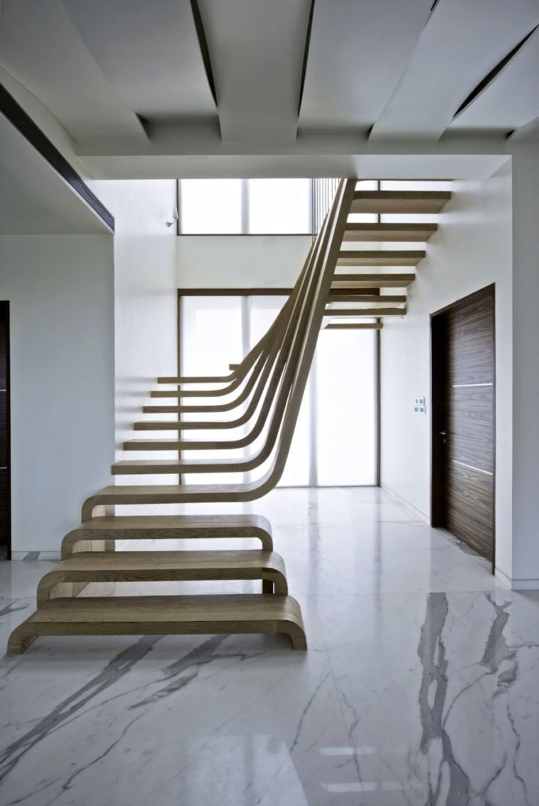 interior staircase design wooden steps