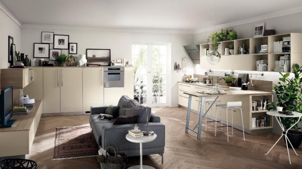 living room kitchen Scavolini