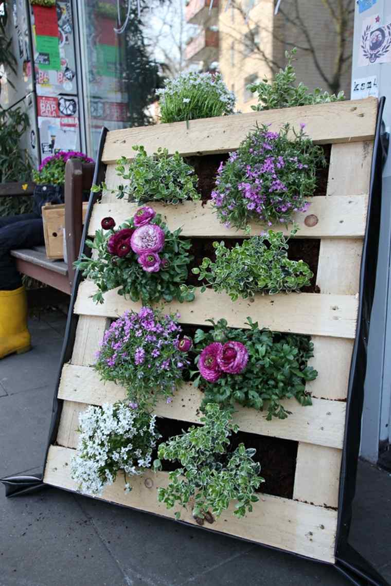 idea collection pallets wood garden flowers bins