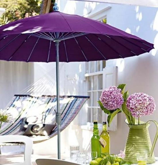 outdoor area modern parasol