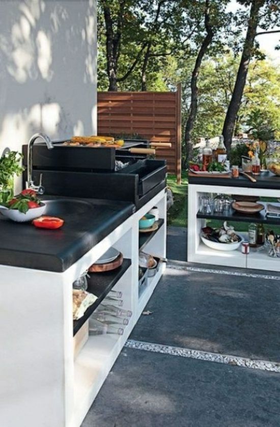 outdoor space kitchen