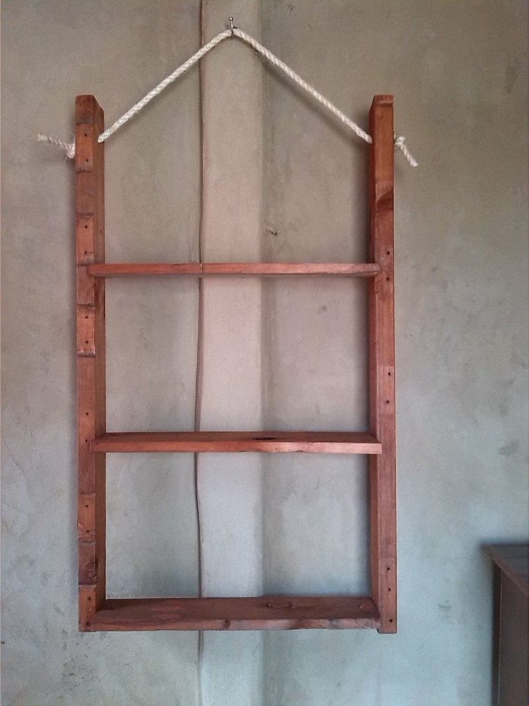 bookshelf pallet idea decor wall storage recycling