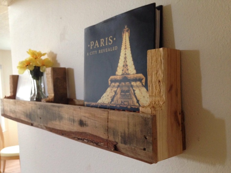 shelf entry wooden pallet diy idea storage space