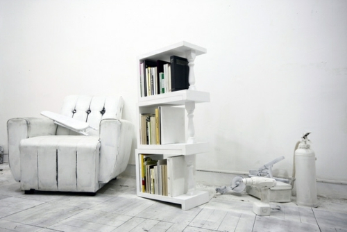 book shelves white original design