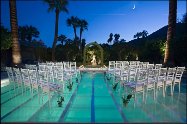 wedding decoration water palm wedding arch