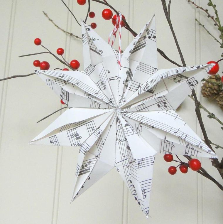 paper star christmas origami easy idea hanging paper