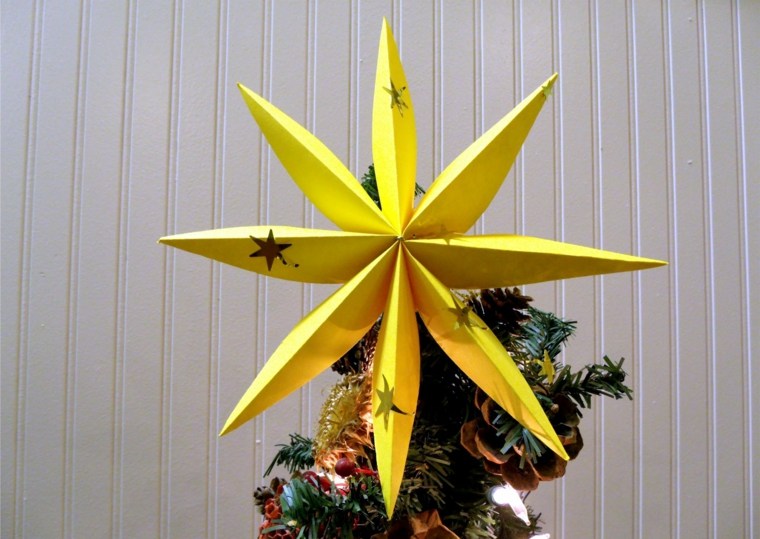 christmas paper star brico idea fir original origami