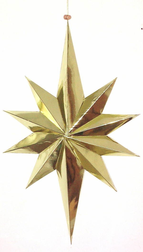 golden christmas star