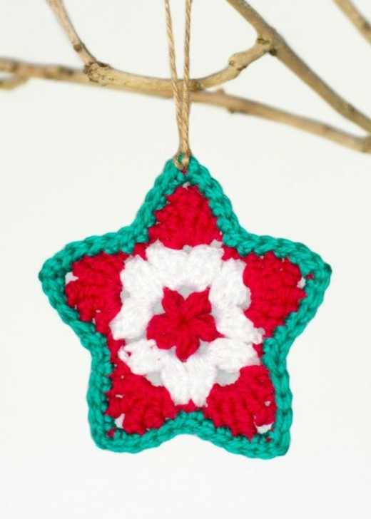 knitted star Noel