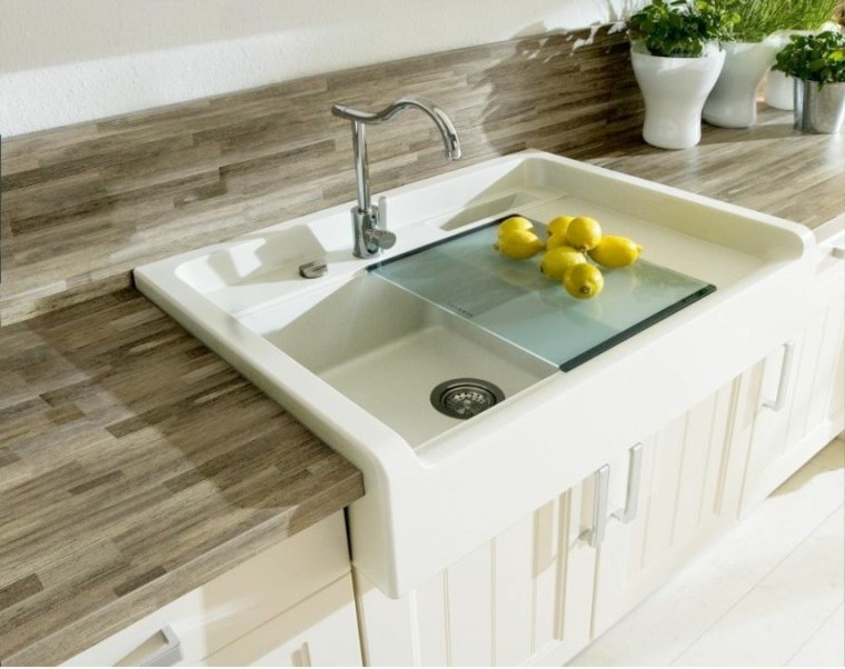 sink granite white kitchen