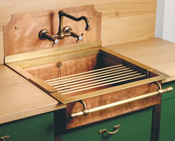 original design copper sink