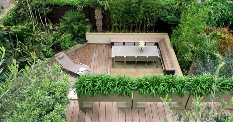 outdoor deco design dining area