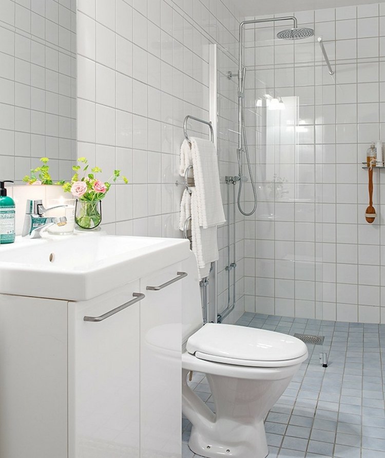 faience bathroom white shower