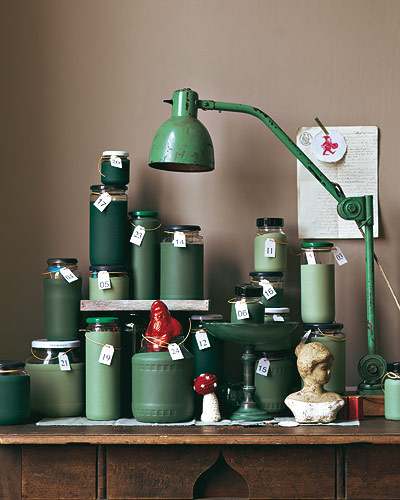 pembuatan-calendar-Advent-pots-jam-painting-green-labels calendar tahun ini'avent