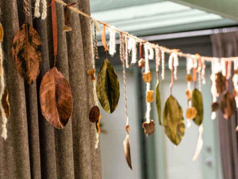 manufacture decoration leaves autumn garland