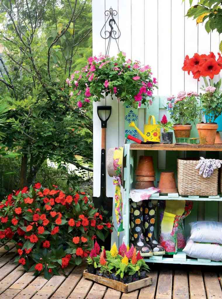 make-en-storage-blomster-have værktøjer træ