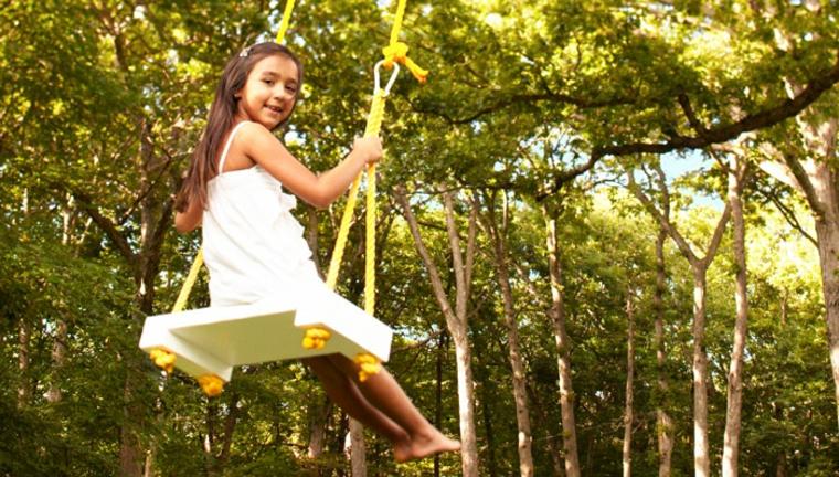 make a wooden swing design child idea